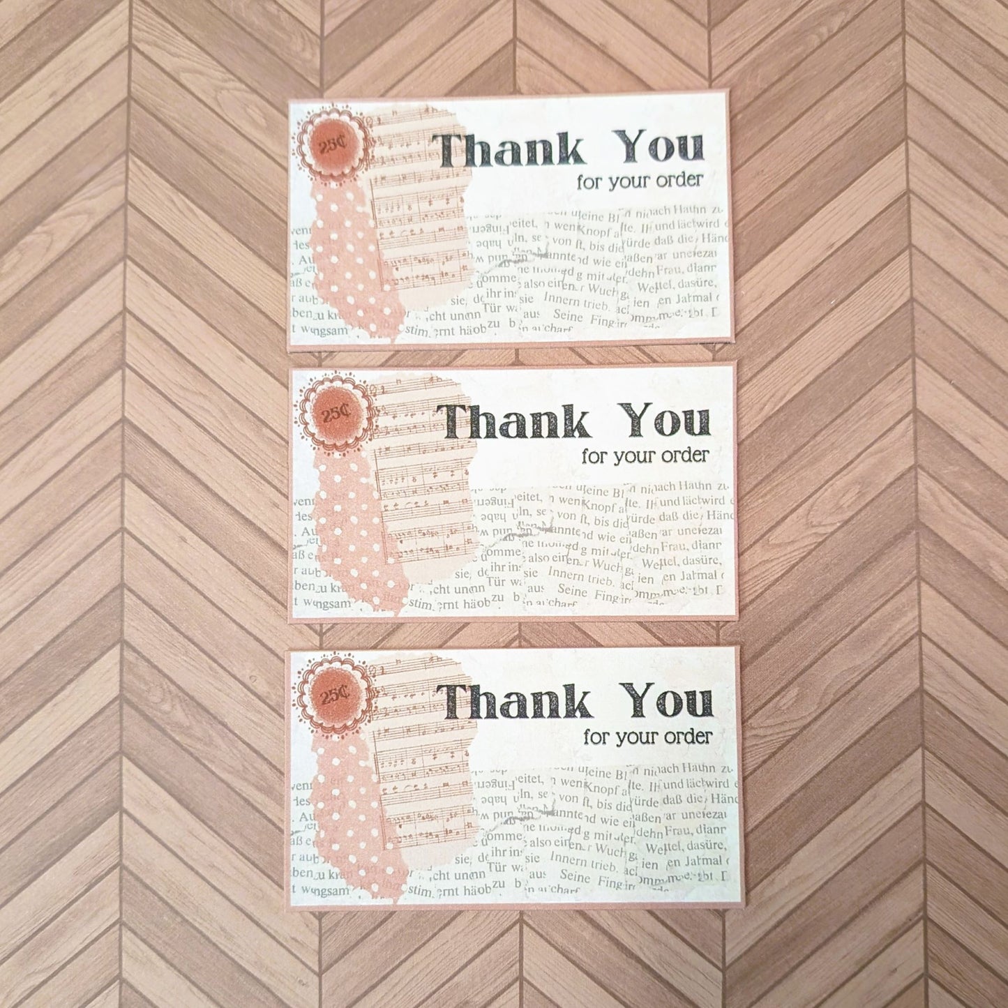 Thank You Cards, 24ct - Perfect for Small Businesses - Business Card Size