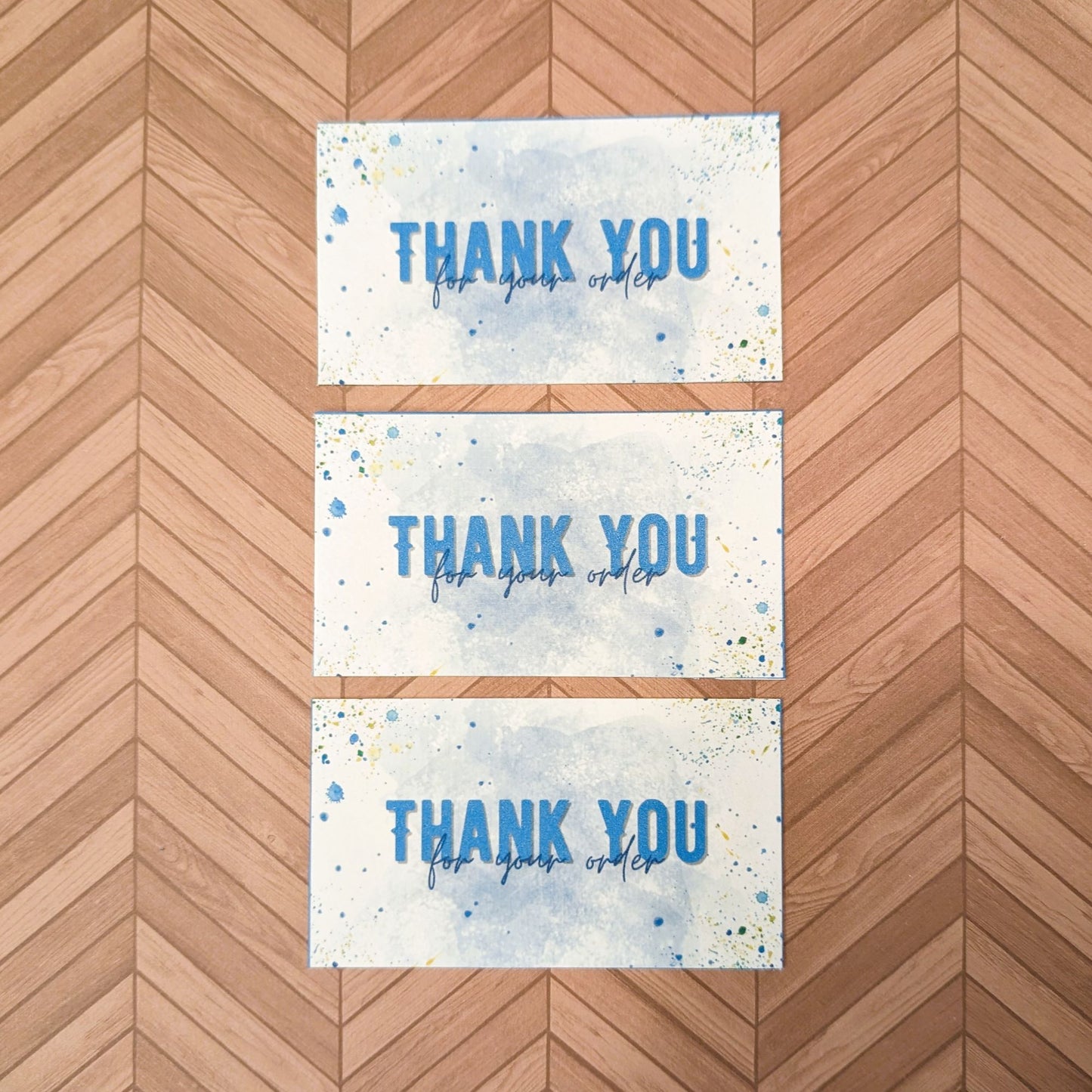 Thank You Cards, 24ct - Perfect for Small Businesses - Business Card Size