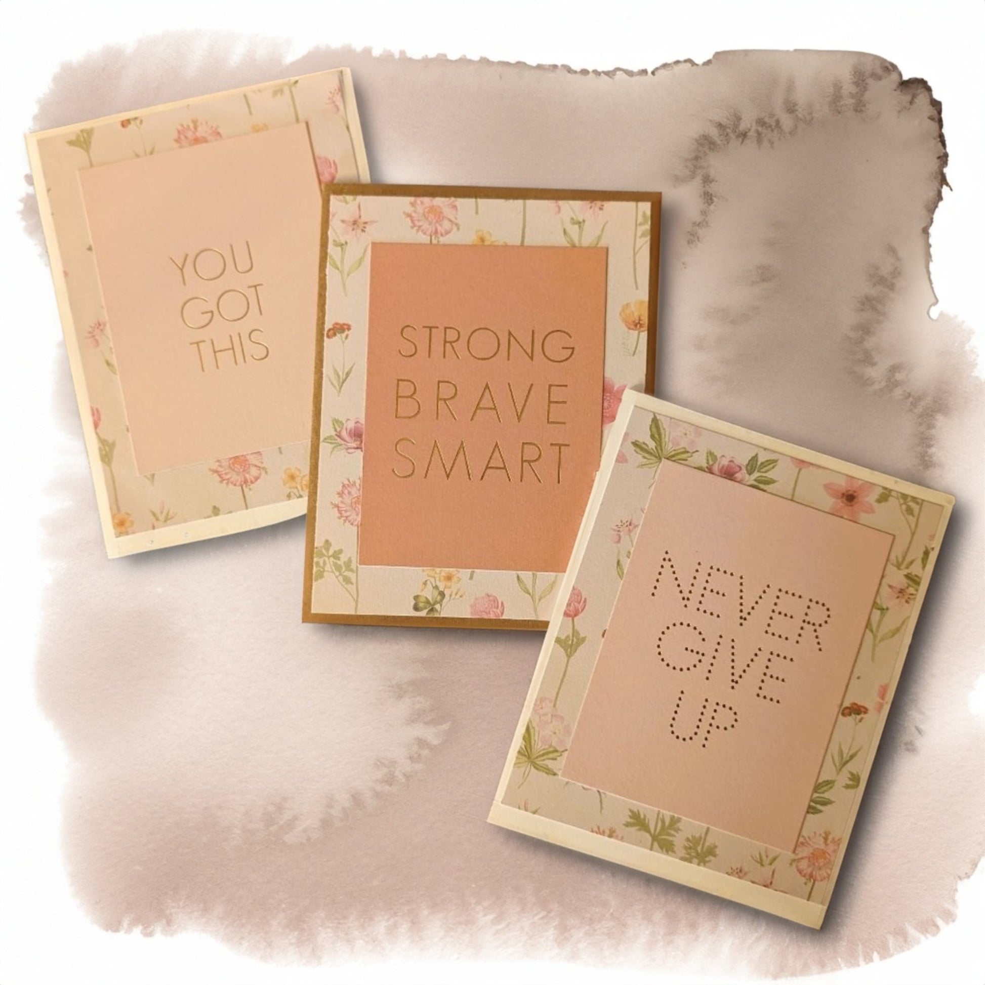 Be Brave - Bold in Blush - Say Hello & Thank You - 31 Rubies Designs