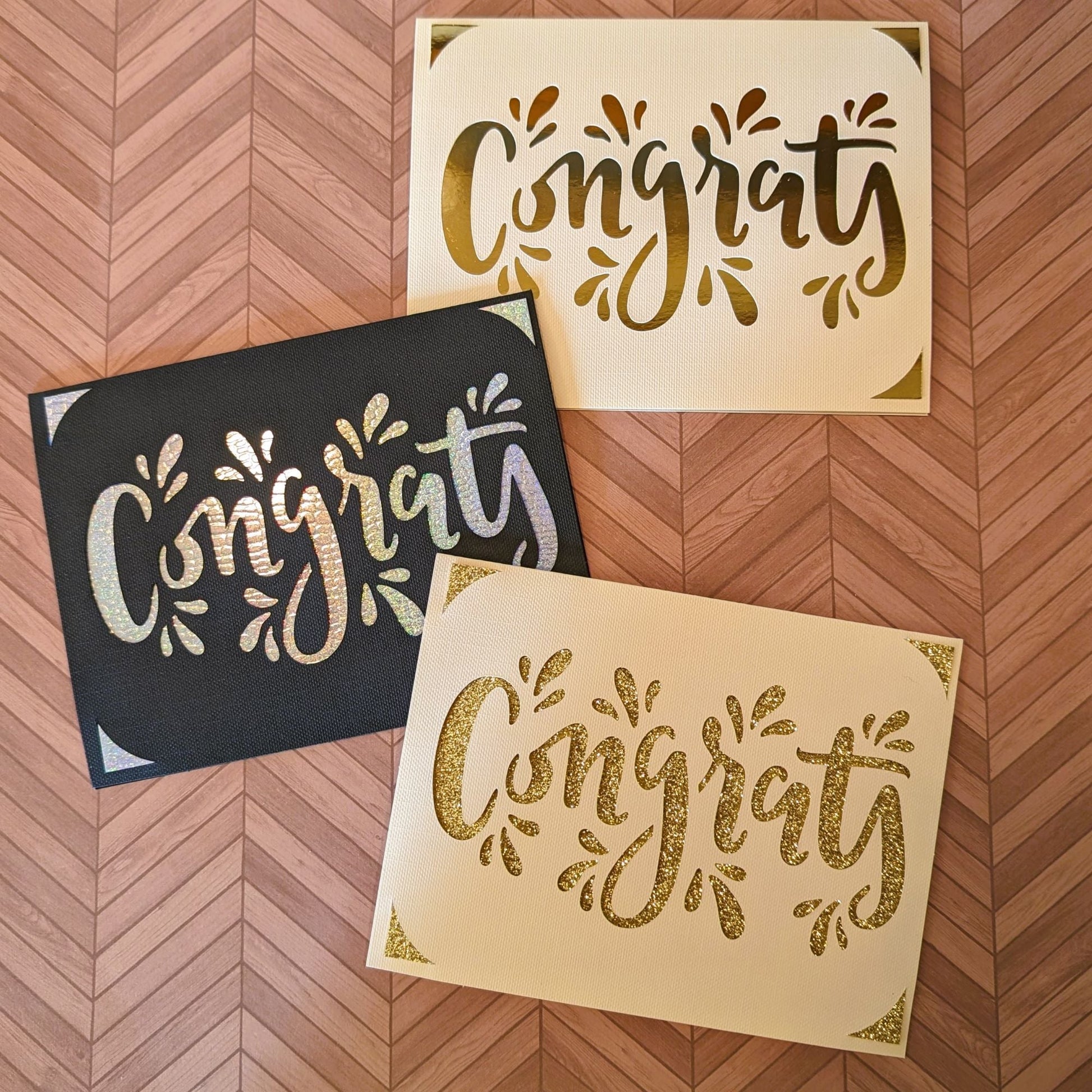 Congrats ✨ Color Options Available - Life's Special Moments - Handmade Card - 31 Rubies Designs