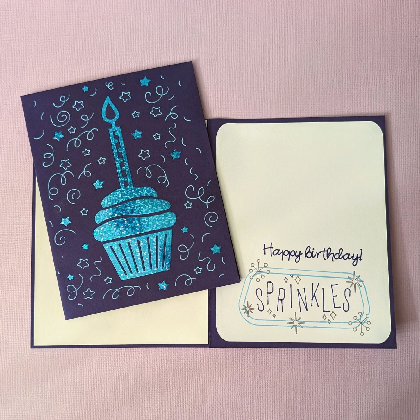 Cupcake & Sprinkles - Happy Birthday! - 31 Rubies Designs