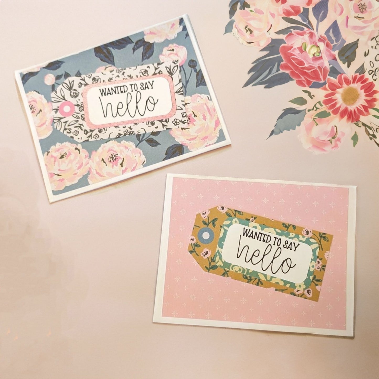 Darling Florals - Say Hello & Thank You - 31 Rubies Designs