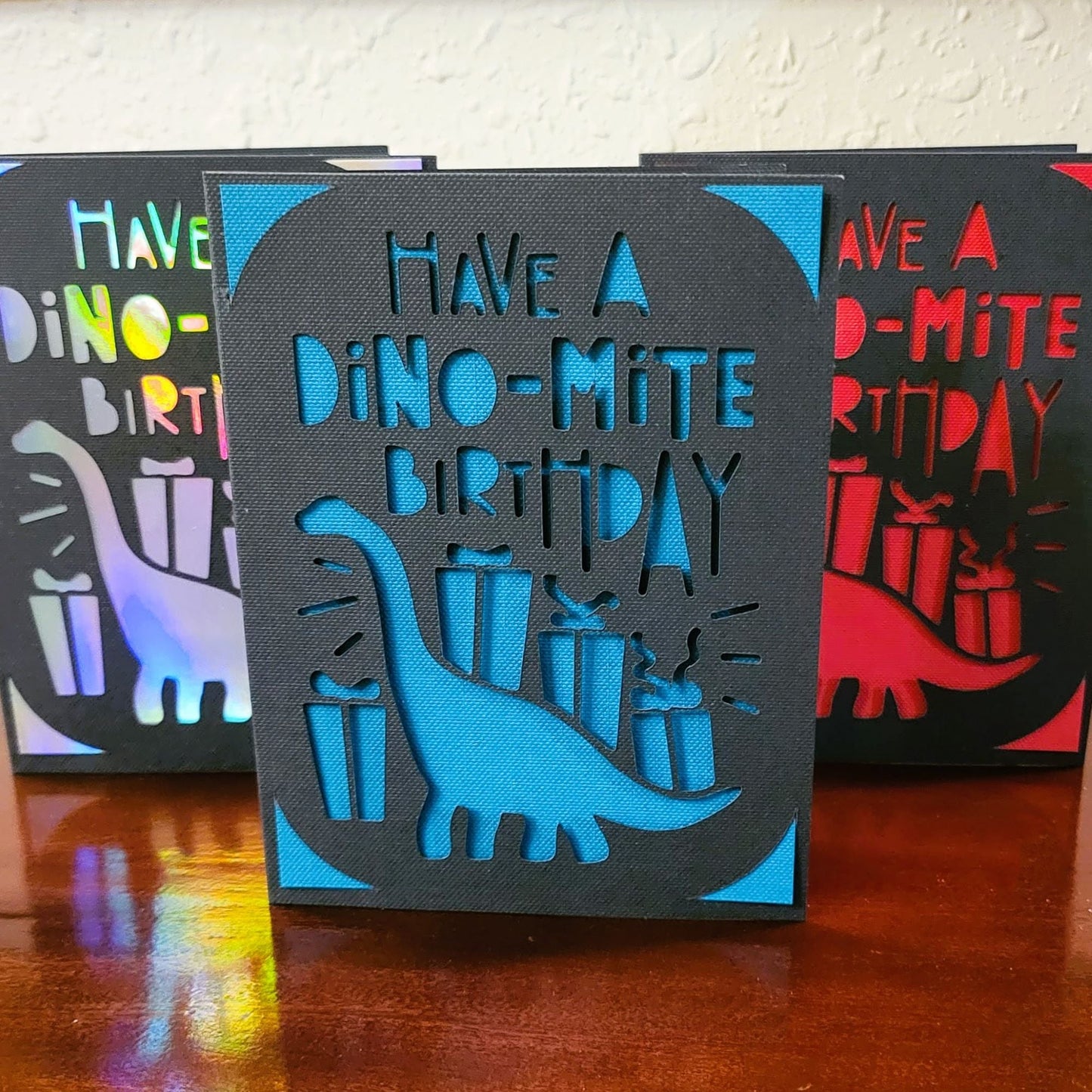 Dino-mite! - Happy Birthday Collection - Handmade Greeting Card - 31 Rubies Designs
