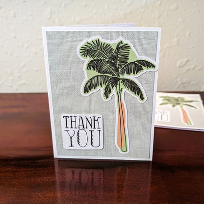 Dreamin' of Cali, Thank You - Say Hello Collection - Handmade Greeting Card - 31 Rubies Designs