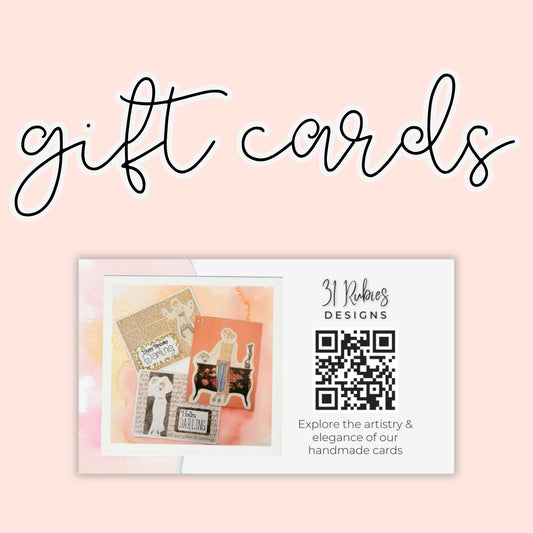 Gift Card (digital) - 31 Rubies Designs - 31 Rubies Designs