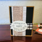 Handmade Greeting Card - CHOOSE YOUR SENTIMENT - Black Plaid - A2 size - 31 Rubies Designs