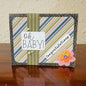 Handmade Greeting Card - Oh Baby! Stripes - Anniversary, Wedding & Baby Collection - A2 size - 31 Rubies Designs