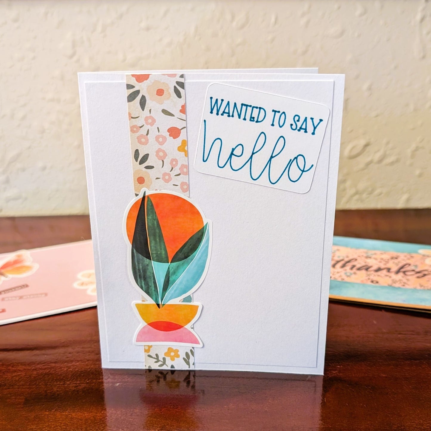Hello, Boho - Say Hello Collection - Handmade Greeting Card - 31 Rubies Designs