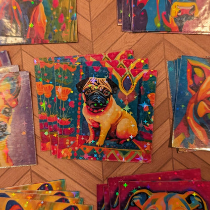 Jeweled Animal Stickers, Holographic - Assortment of Choices - Durable, Waterproof, Vinyl - Craft Supplies, Scrapbook Ephemera, Embellishments - 31 Rubies Designs