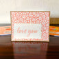 Love You, Coral Floral - Say Hello & Thank You - Handmade Greeting Card - 31 Rubies Designs