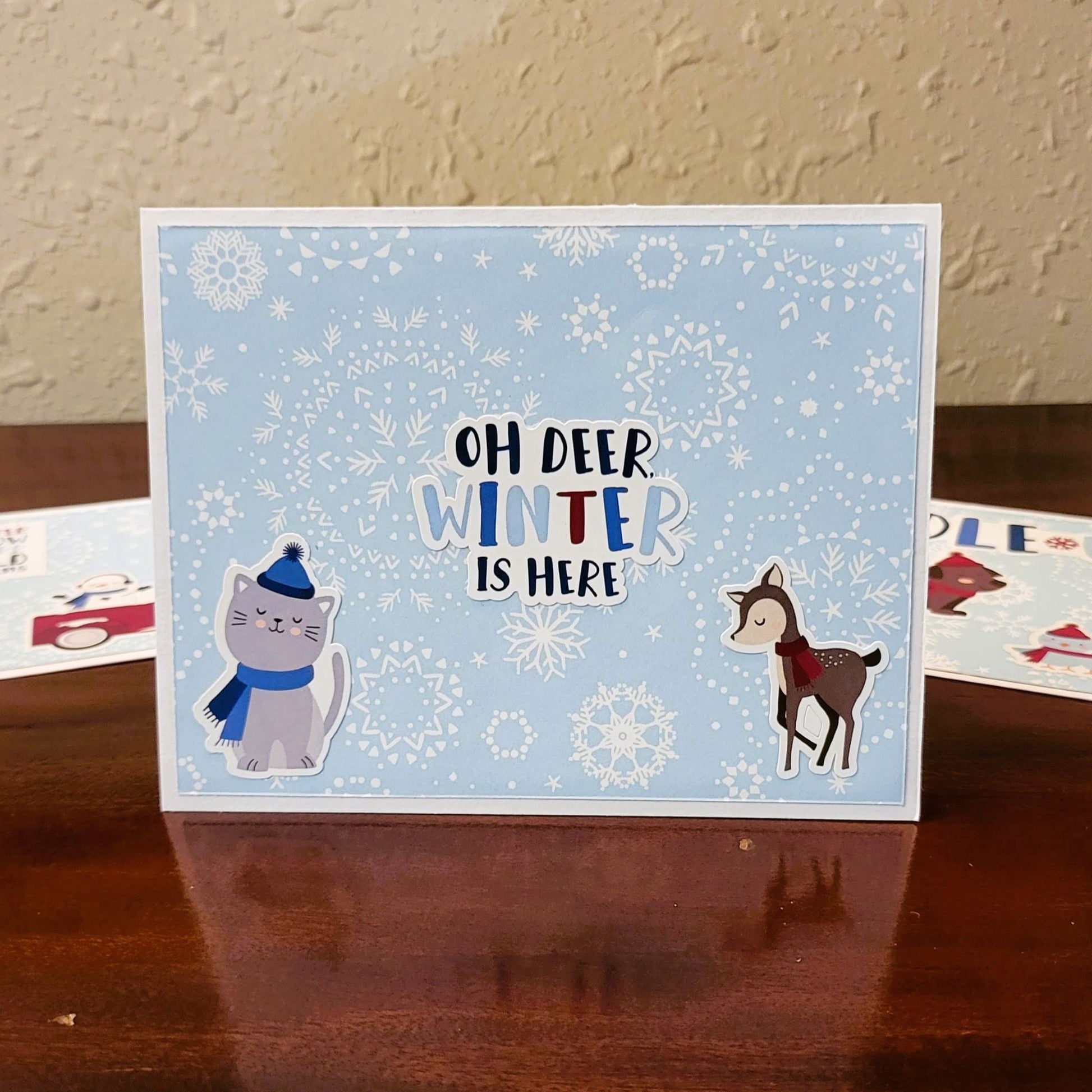 Oh Deer - Winter Wonderland Collection - Handmade Greeting Card - 31 Rubies Designs