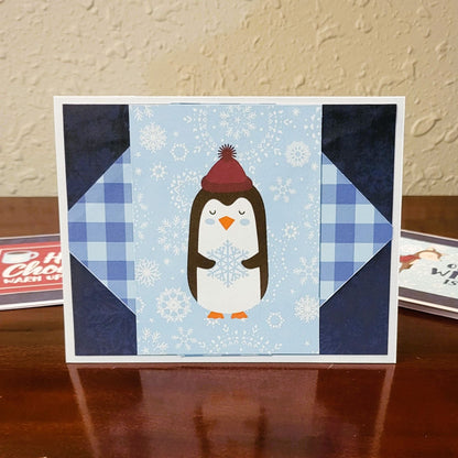 Penguin - Winter Wonderland Collection - Handmade Greeting Card - 31 Rubies Designs
