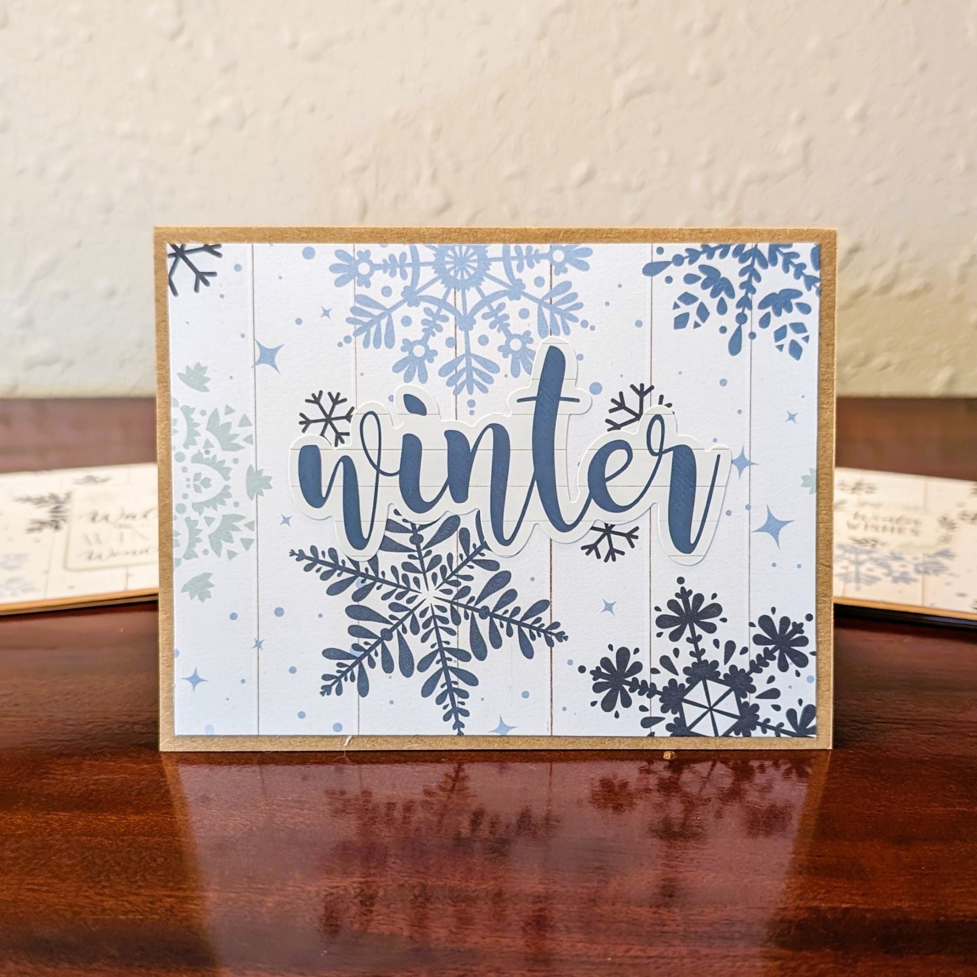 Rustic Winter - Winter Wonderland Collection - Handmade Greeting Card - 31 Rubies Designs