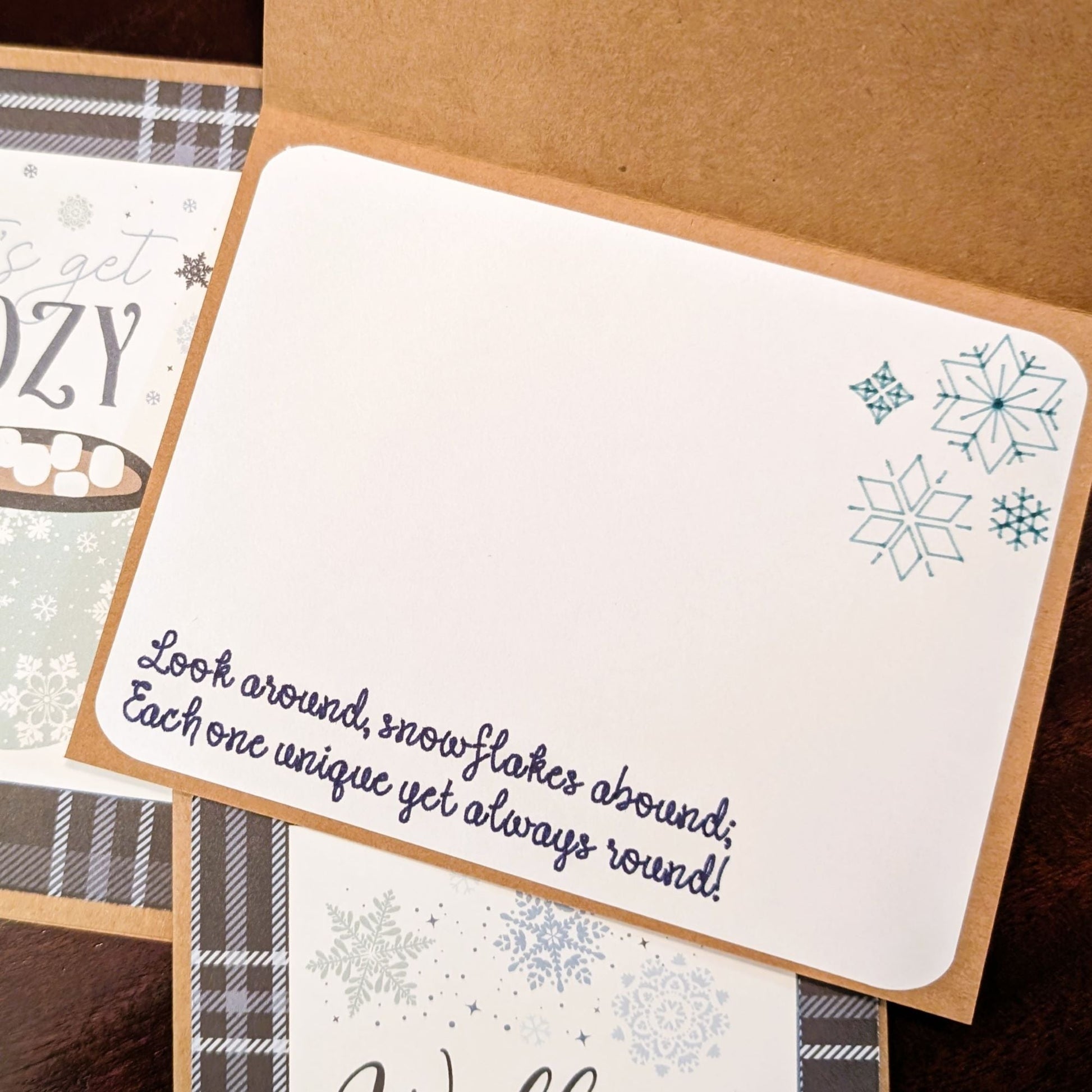 Rustic Winter - Winter Wonderland Collection - Handmade Greeting Card - 31 Rubies Designs