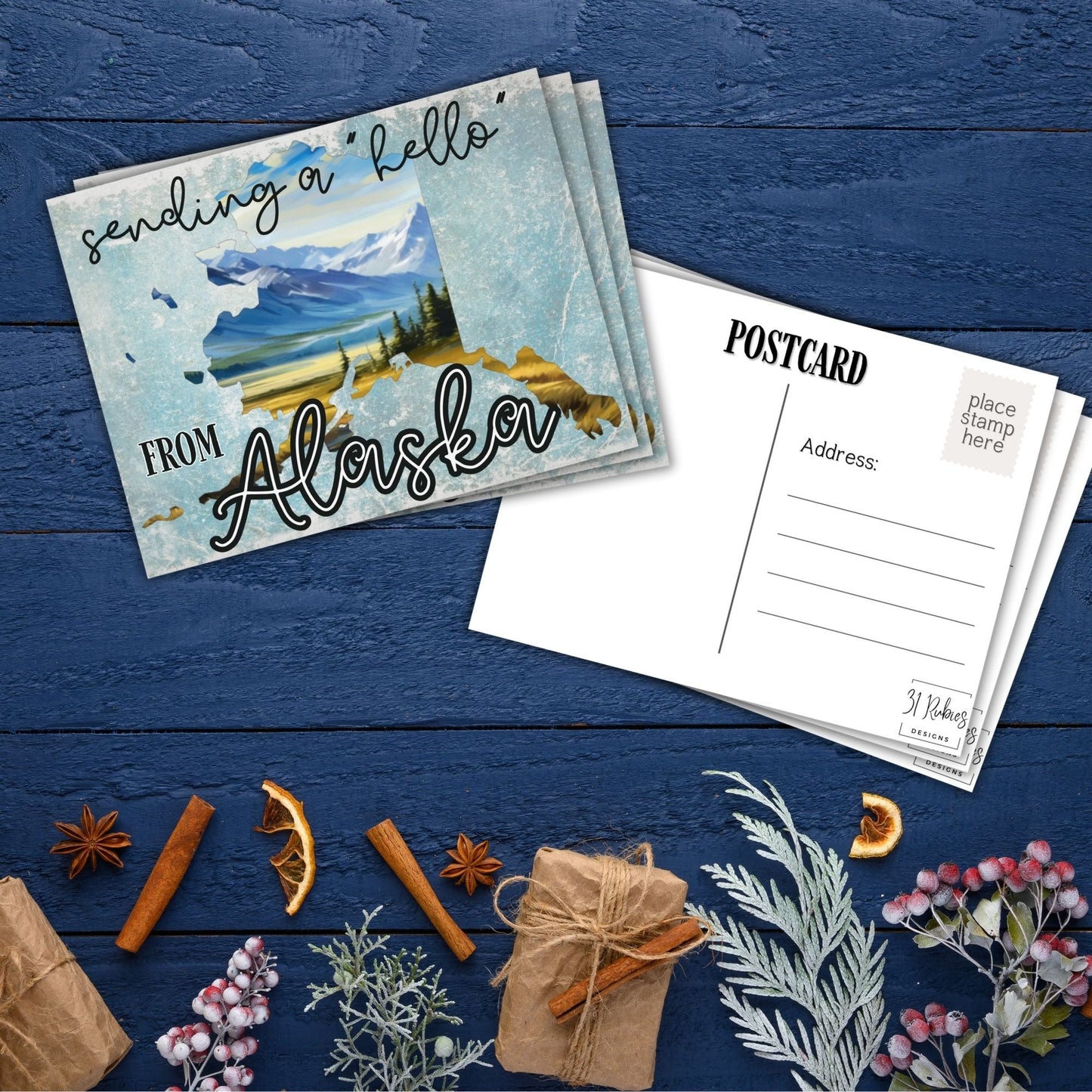Sending a Hello From... US States! Postcards - 31 Rubies Designs