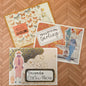 Set of 3 - Vintage Ladies, Variety - Handmade Greeting Cards - Carefully Curated - 31 Rubies Designs