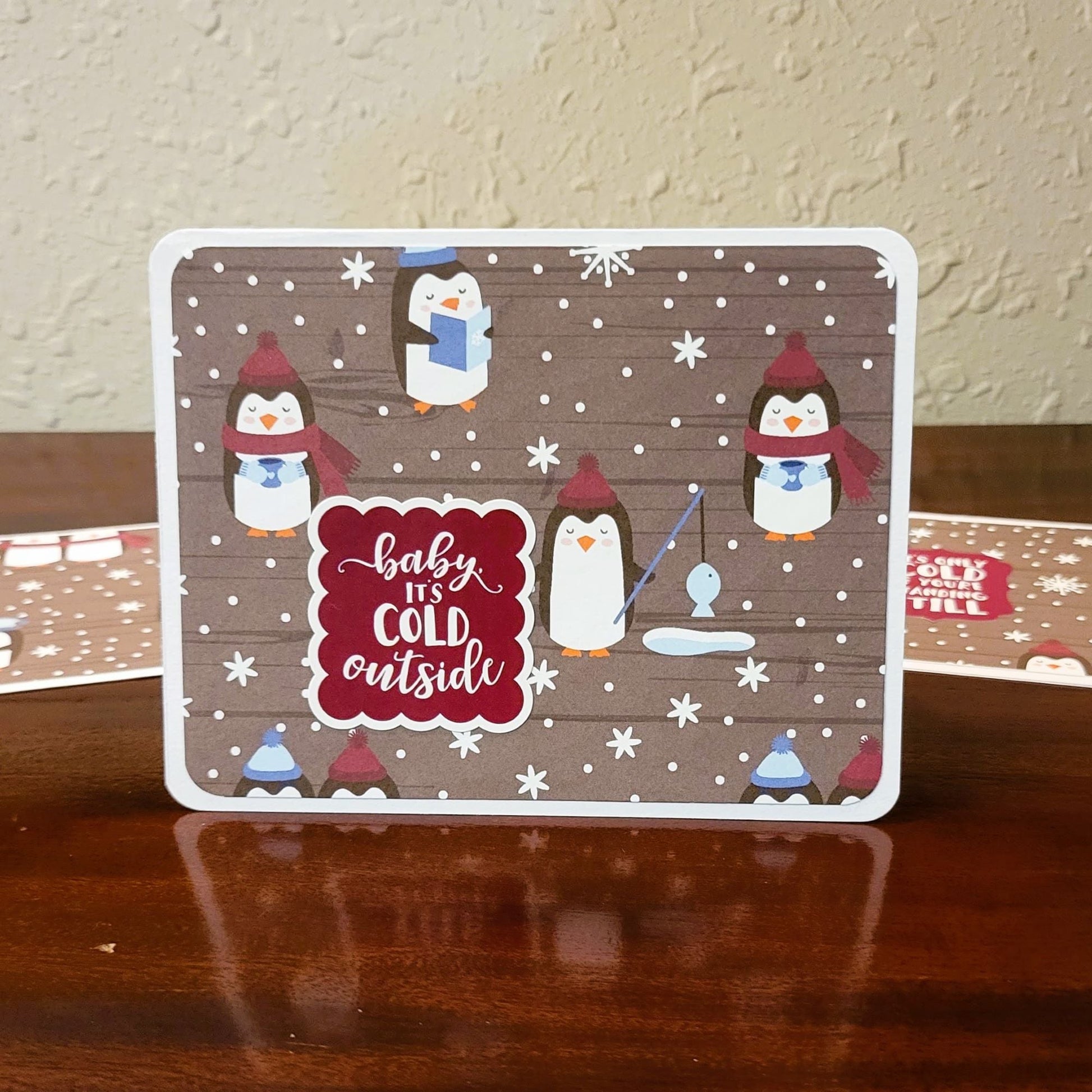 Set of 3 - Winter Wonderland, Set 2 - Carefully Curated - Handmade Greeting Cards - 31 Rubies Designs