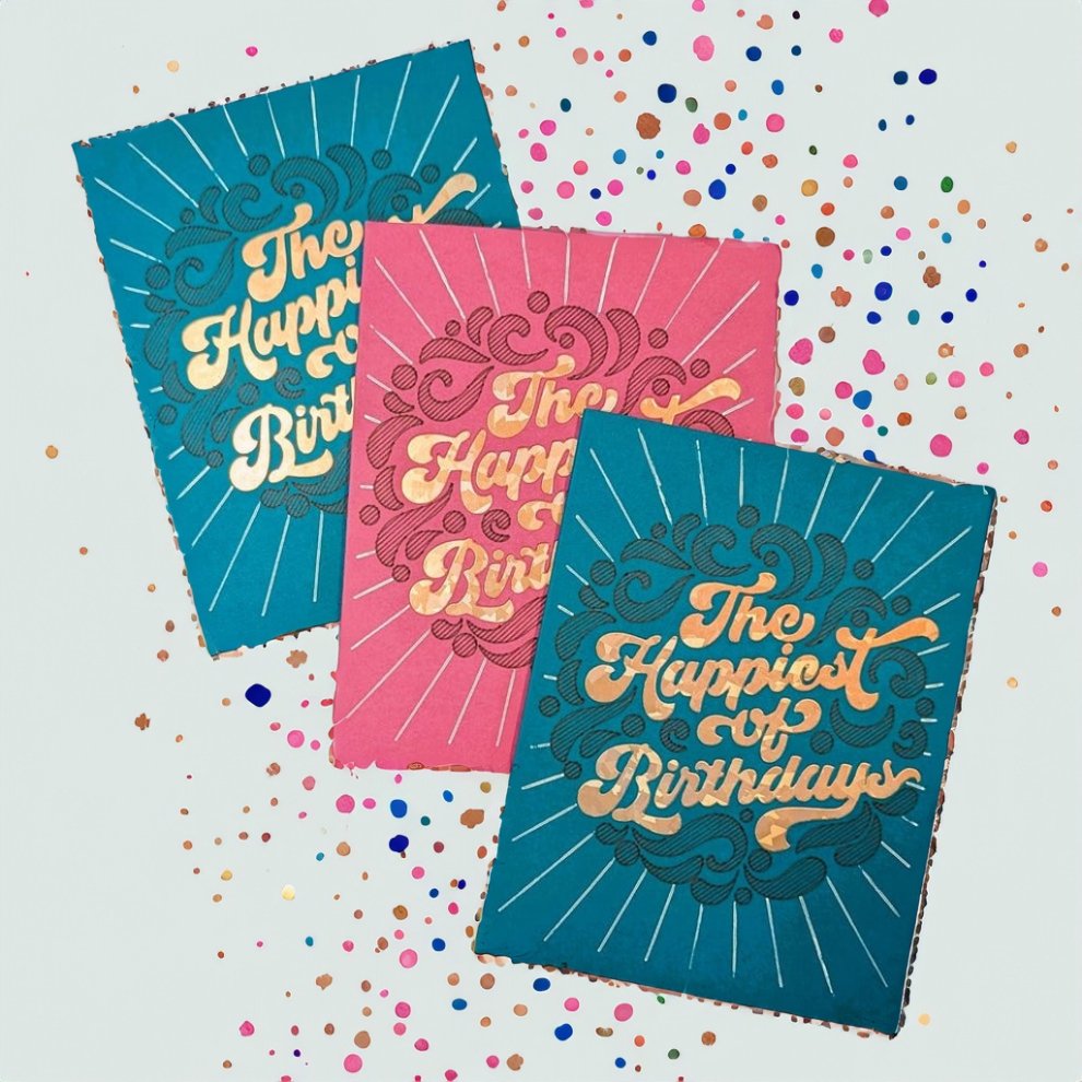 The Happiest of Birthdays - Handmade Greeting Card - 31 Rubies Designs
