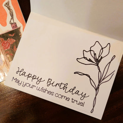 Vintage Ladies, Grecian - Happy Birthday, Vintage-Inspired Collection - Handmade Greeting Card - 31 Rubies Designs
