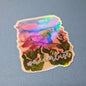 Wanderlust - Holographic Shine - Specialty Sticker, Waterproof Vinyl - 31 Rubies Designs