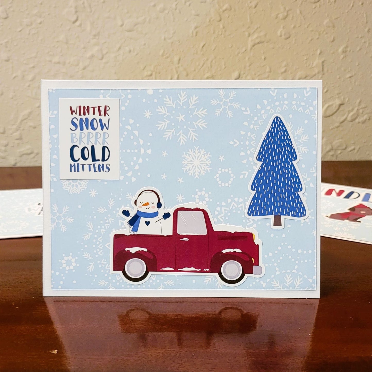 Winter Snow - Winter Wonderland Collection - Handmade Greeting Card - 31 Rubies Designs